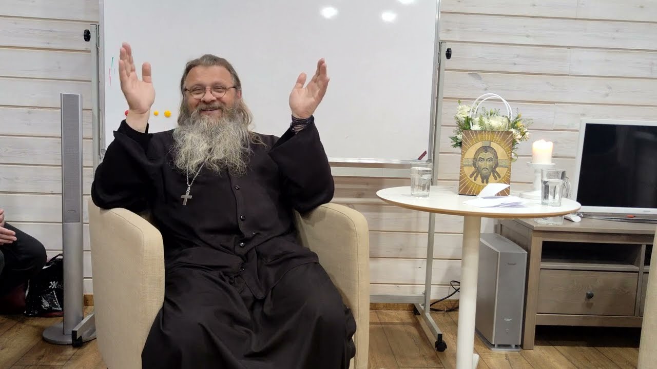 Беседа о. Сергия Баранова с прихожанами Одигитриевского прихода села Зоркальцево Томской области