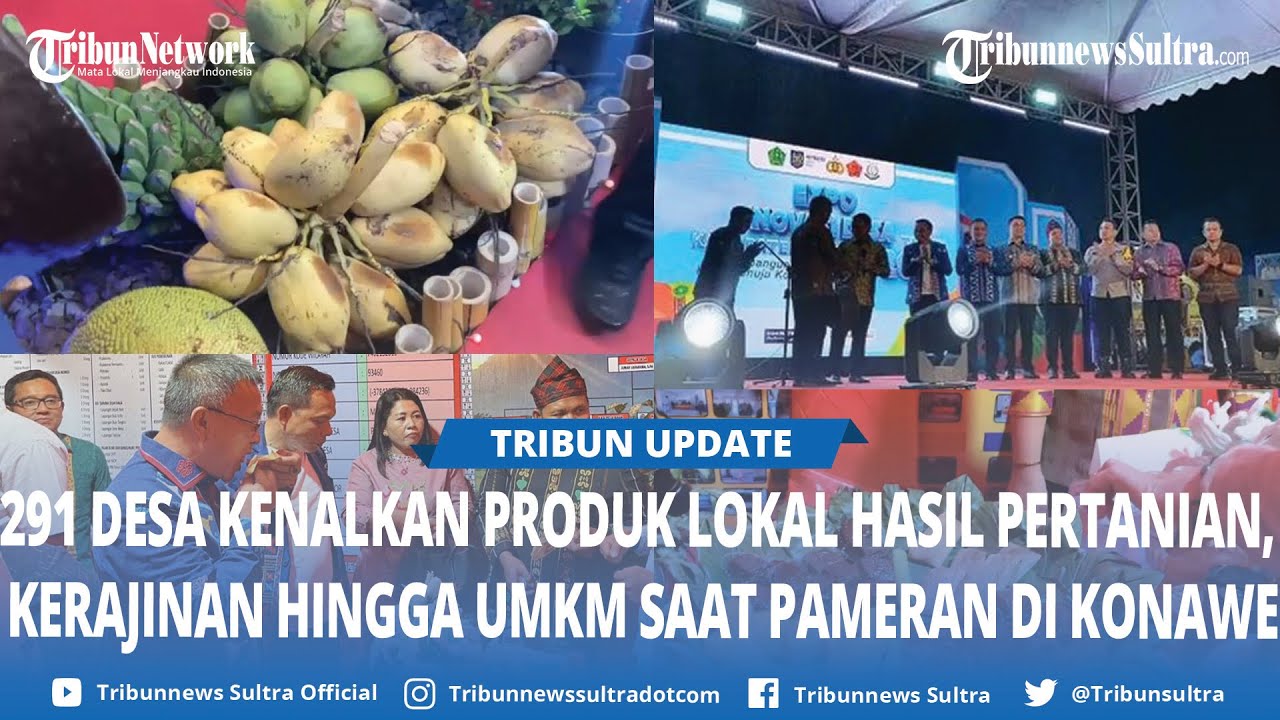291 Desa Kenalkan Produk Lokal saat Pameran di Kabupaten Konawe Sulawesi Tenggara