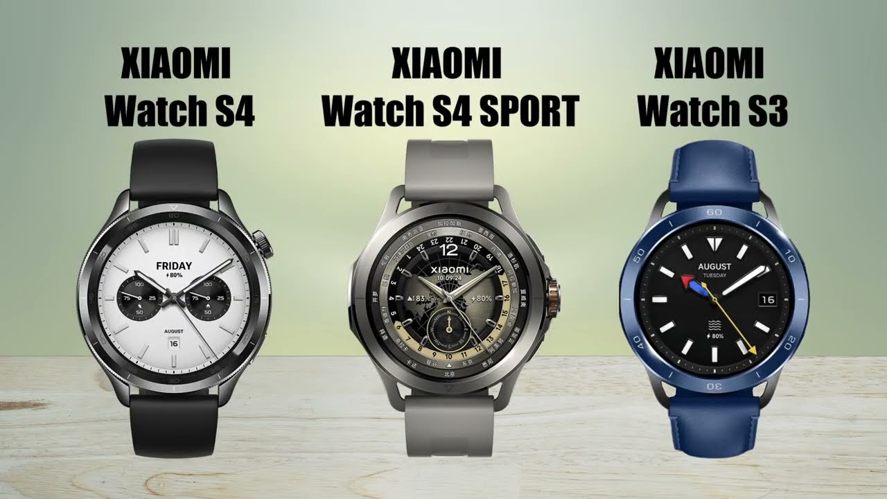⌚Xiaomi Watch S4 VS Xiaomi Watch S4 Sport VS Xiaomi Watch S3