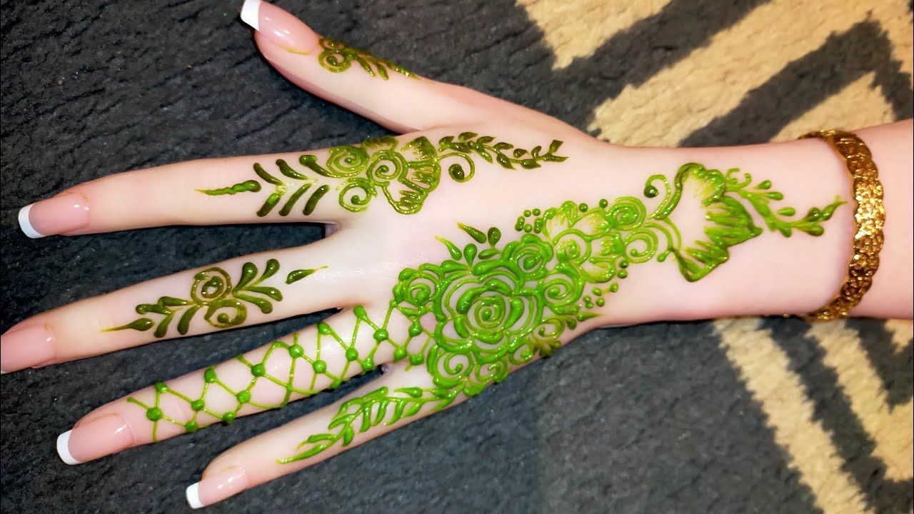 فيديو جديد#نقش حناء#henna #نقش_حناء_هندي  نقش حناء ساهل للمبتدئات#lhnan#