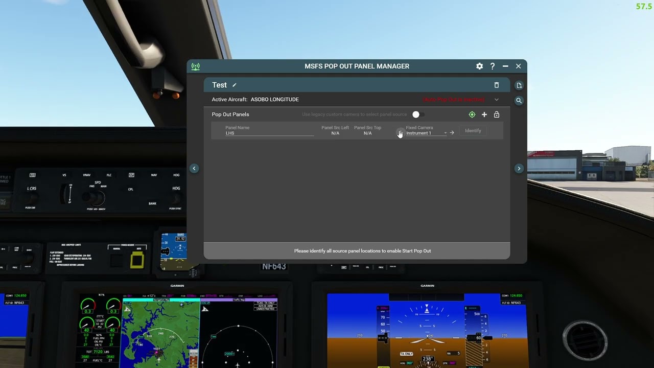 Туториал по Pop Out Panel Manager для MSFS 2020