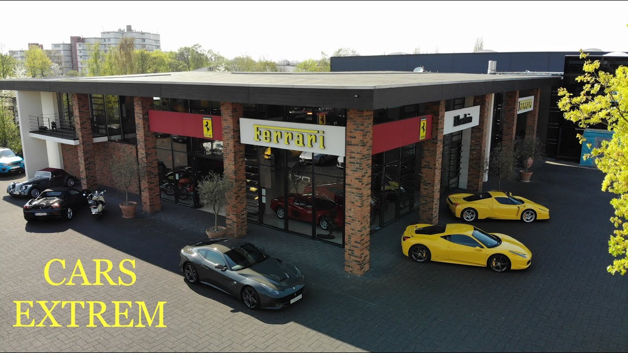 Ferrari Eberlein Kassel Showroom Tour | Drone Footage