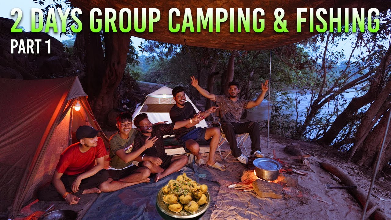 First Time 2 Days Group Camping & Fishing with @tripsense | PART 1