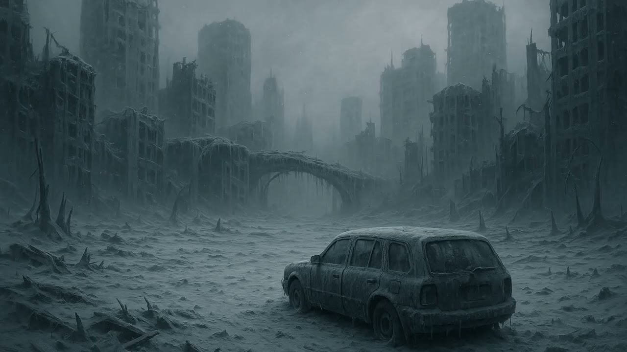 Haunting Theremin and Guitar Ambience in a Deserted City