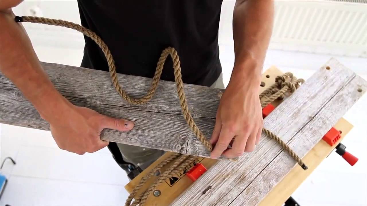 How to build a rope shelf - Clas Ohlson