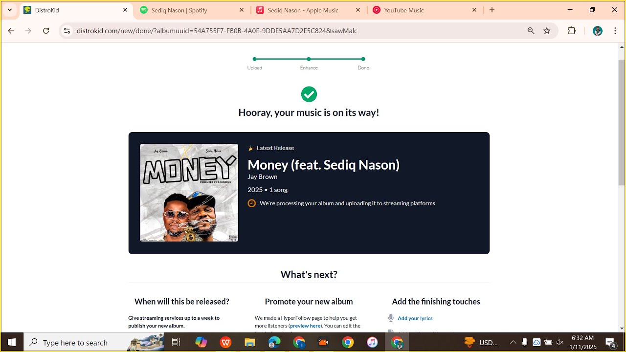How to Upload song on Distrokid, Add Featured Artist, Tag their Spotify, Apple Music, Youtube music