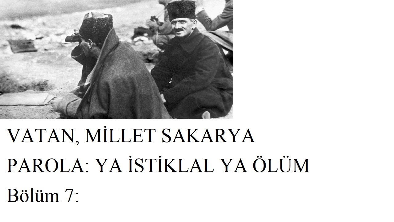 VATAN, MİLLET SAKARYA