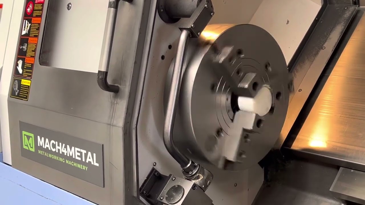 DOOSAN PUMA 400 M CNC Lathe with C-Axis Driven Live tools MACH4METAL 2-3