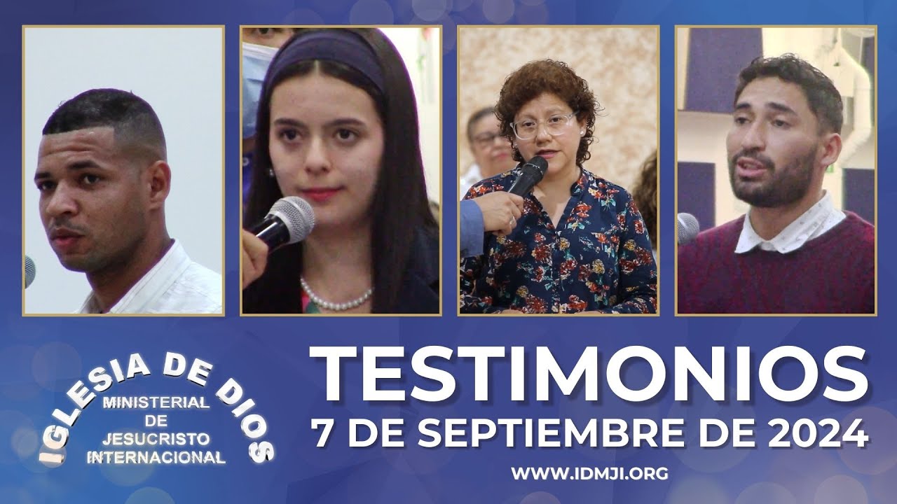 Testimonios 7 de septiembre de 2024 - Iglesia de Dios Ministerial de Jesucristo Internacional
