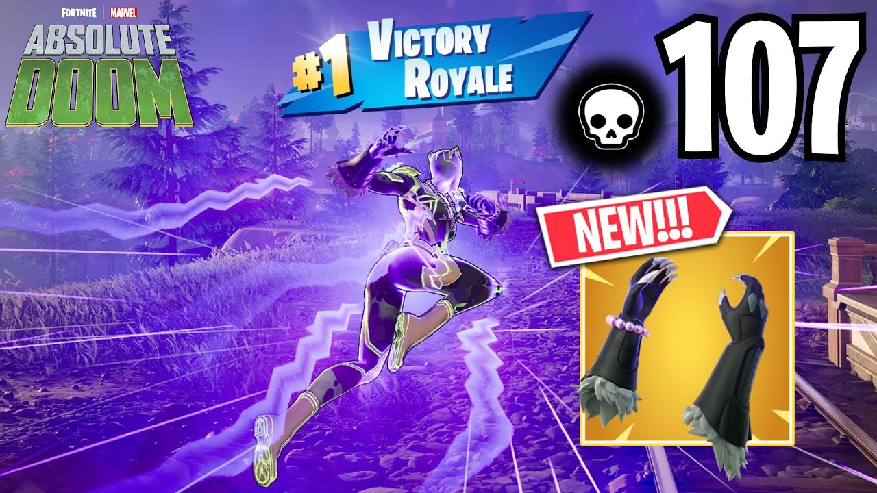 107 Elimination SHURI Solo vs Squads WINS Full Gameplay (NEW MARVEL FORTNITE CHAPTER 5 SEASON 4)!