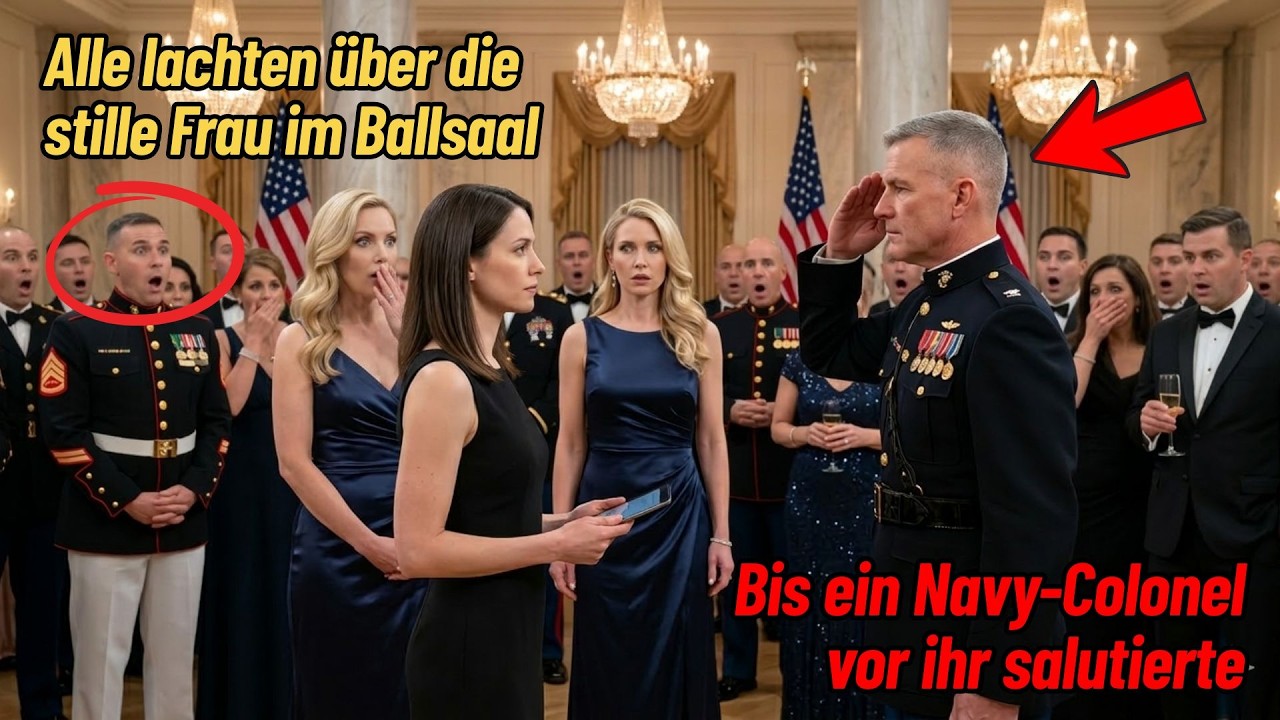 Alle lachten über die stille Frau im Ballsaal – bis ein Navy-Colonel vor ihr salutierte