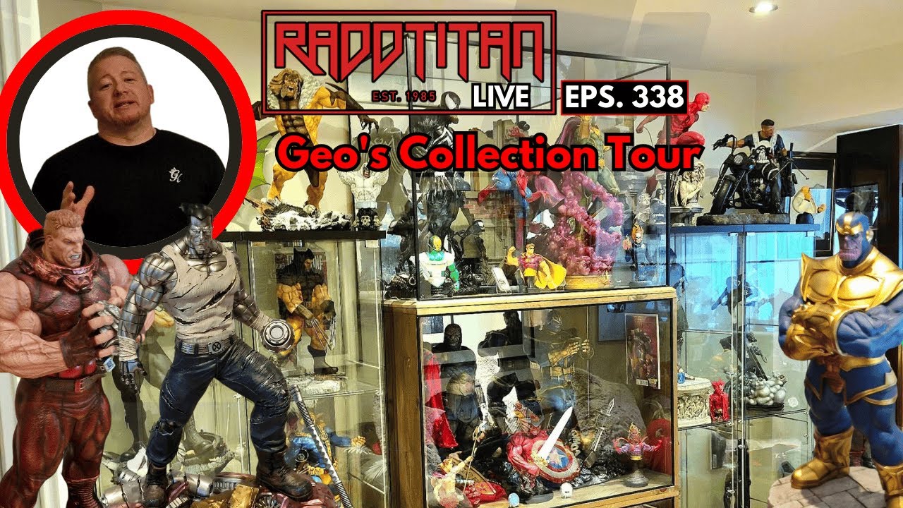 📢 Geo’s Ultimate Mancave Tour – EPIC Statue & Steelbook Collection! 🔥