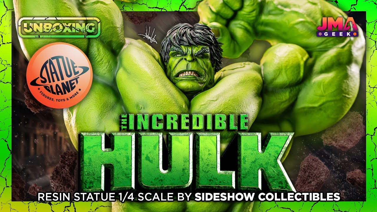 👊💥 CLASSIC HULK 💥👊 Statue 1/4 Scale by Sideshow Collectibles | UNBOXING | Out of the Box #sideshow