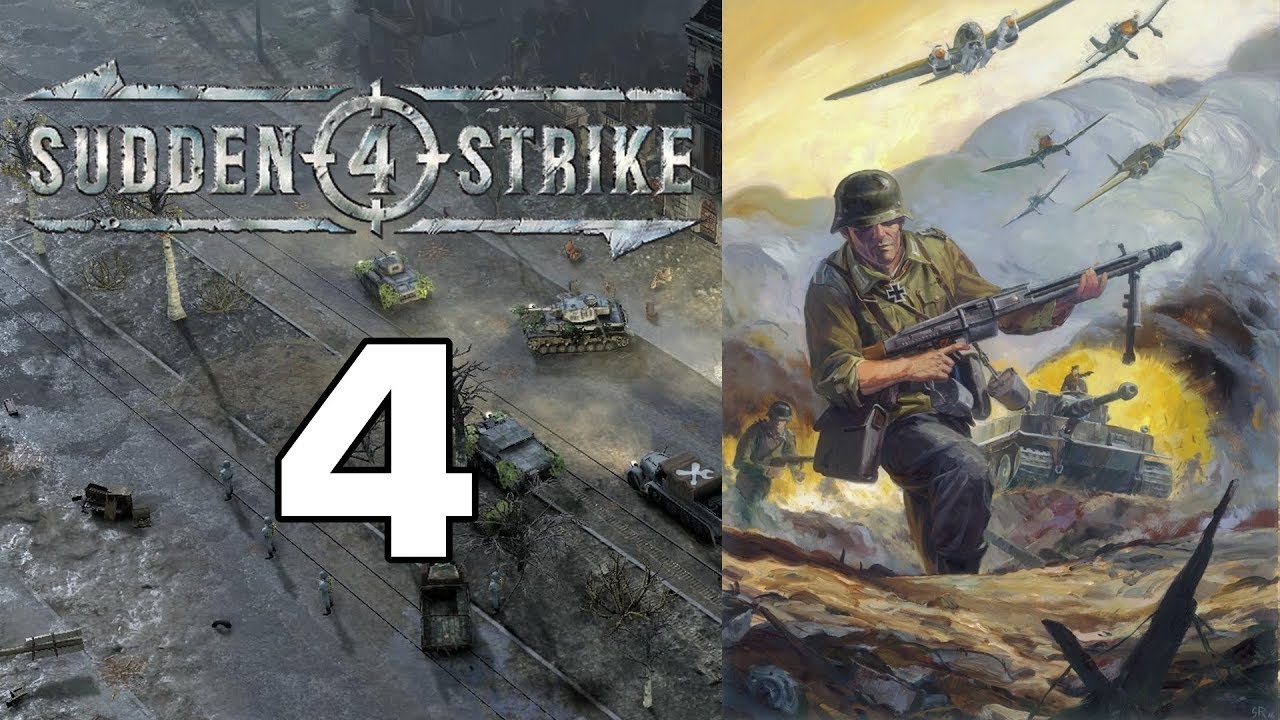 Sudden Strike 4 Walkthrough #4 - Battle of Stalingrad: Stalingrad Tractor Factory [Germany]