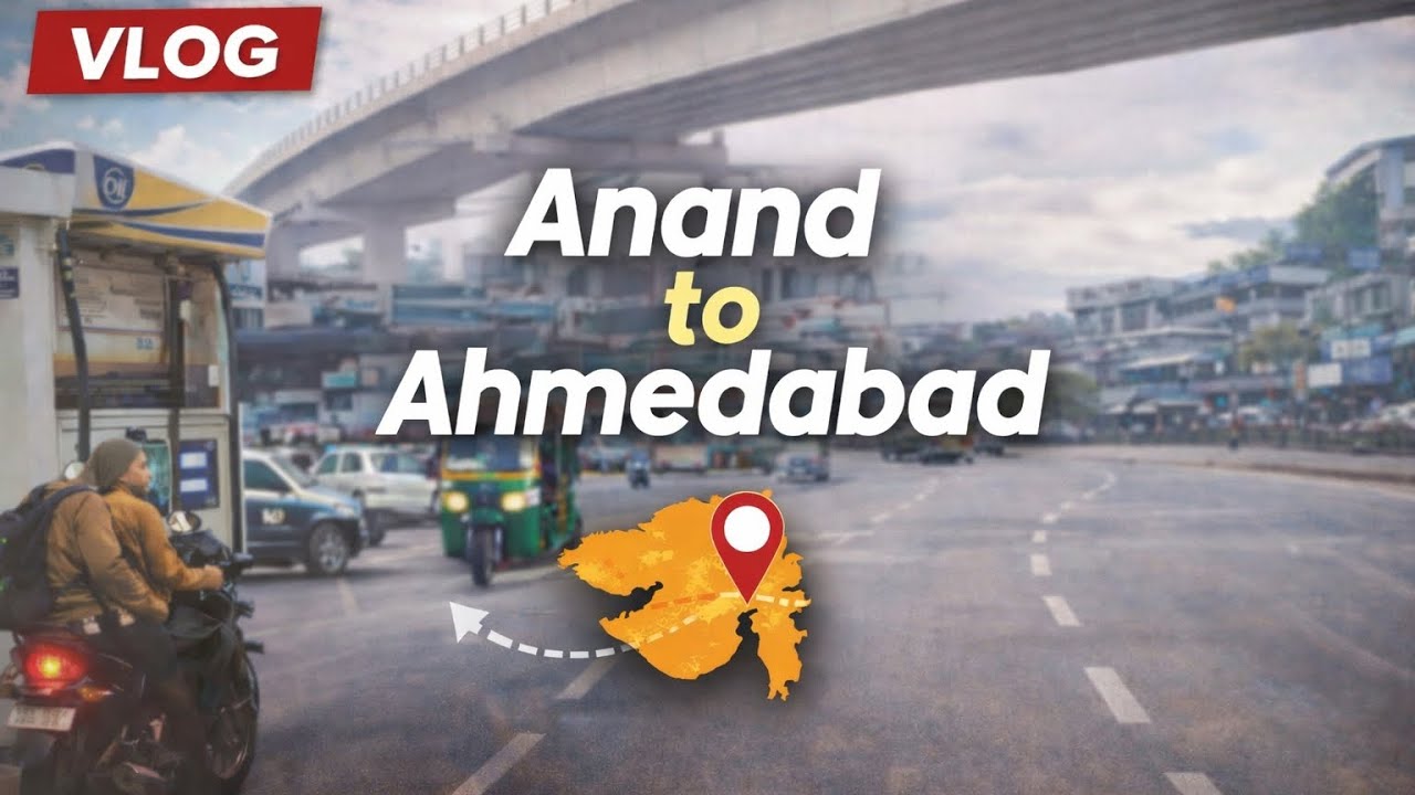 Vlog 6  Anand ➡ Ahmedabad ka daily ka safar 🚂🚋🚃