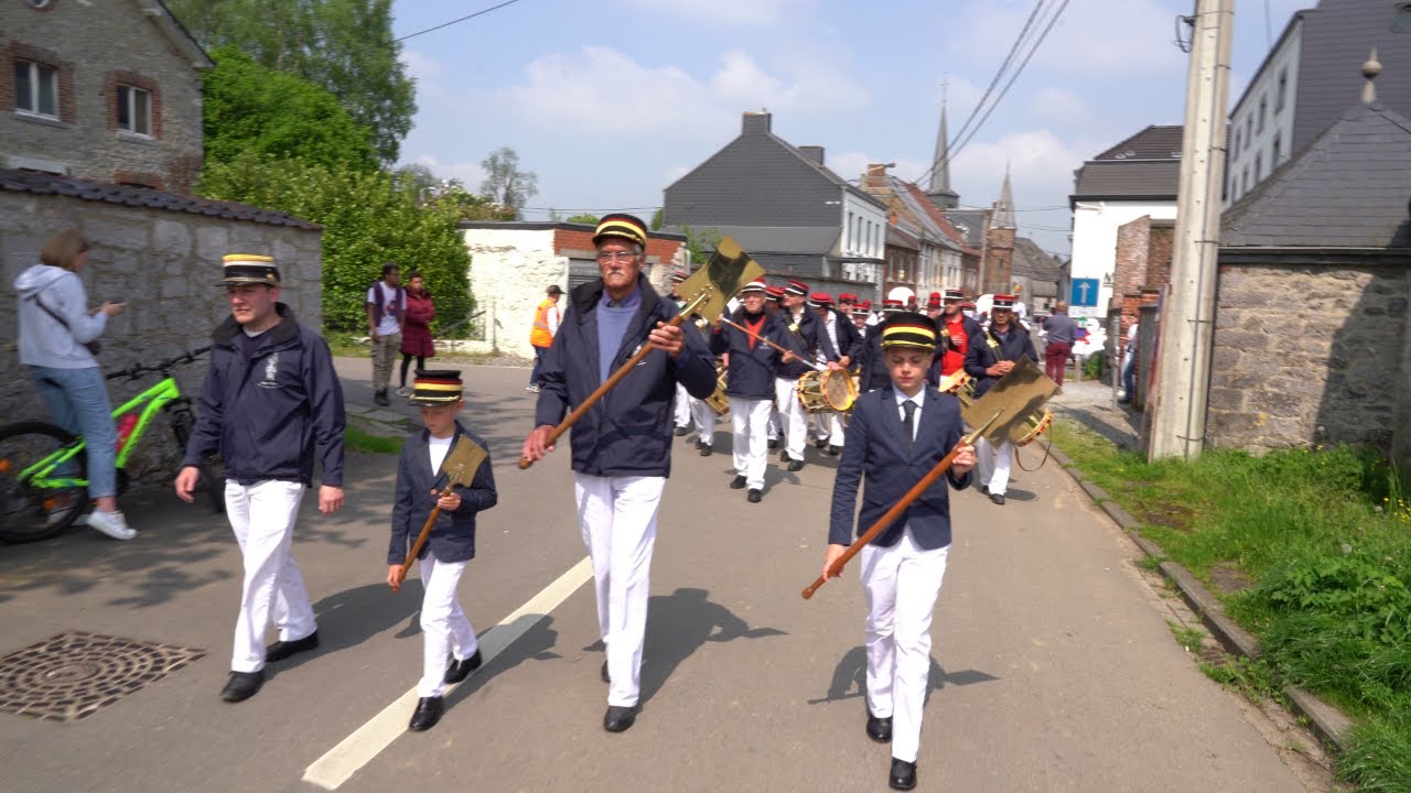 Sortie du corps d'office de la marche Sainte Rolende de Gerpinnes centre 2023