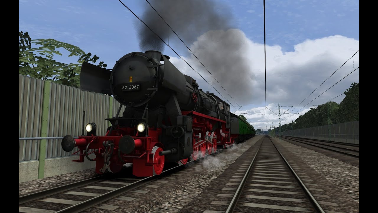 Train Simulator 2013 RW4 Gameplay Munich to Augsburg BR52 Steam [Full HD]