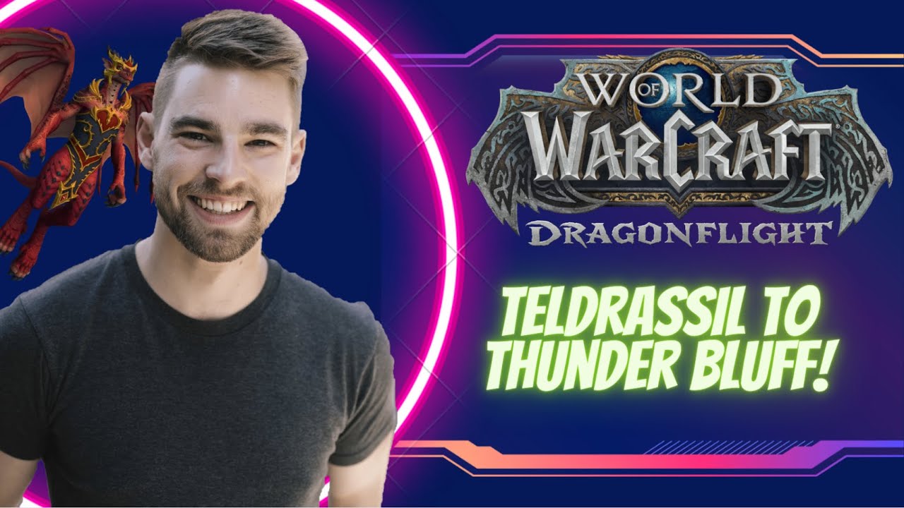 DRAGONFLIGHT ALPHA | Flying from Teldrassil to Thunder Bluff!