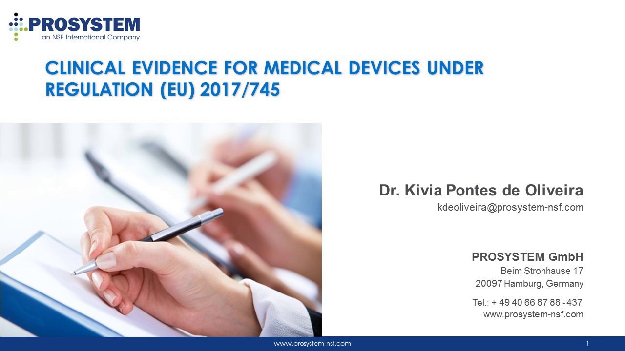 Clinical Evidence for Medical Devices