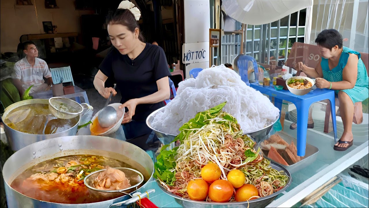 15k no bụng: Bún cá, bún cua quê chất lượng