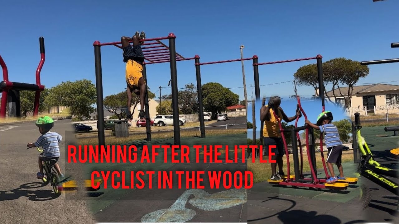 Taking my boy for a bicycle ride while I’m running | Part 1