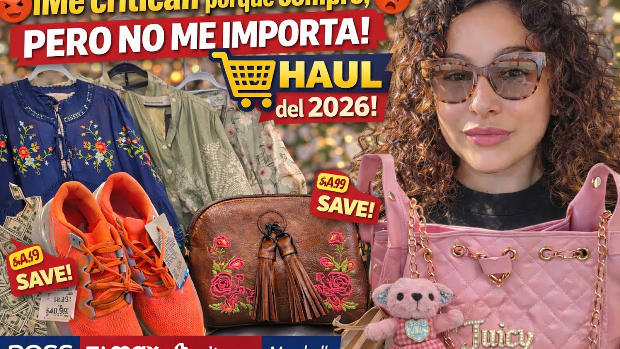 ROSS + TJ MAXX + BURLINGTON + MARSHALLS 😍🔥 ¡HAUL BRUTAL! COMPRAS BARATÍSIMAS 😱 (Y ME CRITICAN) | 