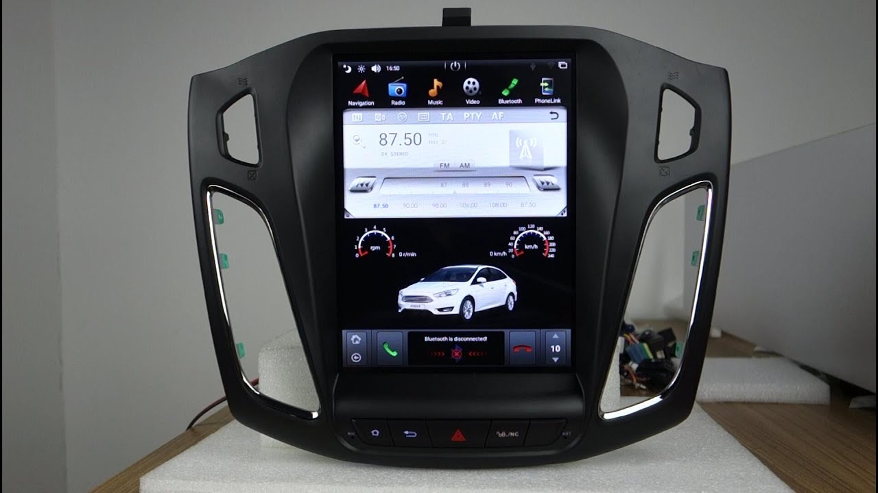 Belsee Ford Focus 2012-2017 Tesla Style Radio Android auto CarPlay Head Unit player GPS Navigation