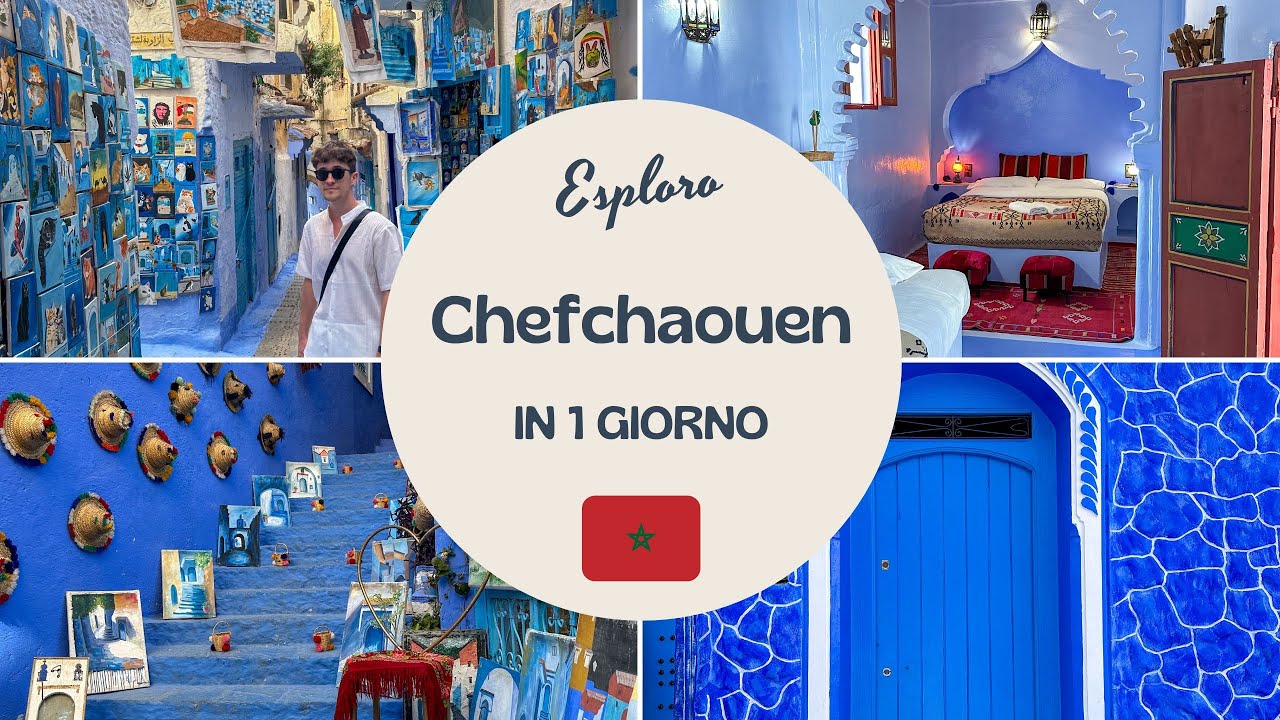 Chefchaouen in 1 GIORNO: scopriamo la PERLA BLU del Marocco 🇲🇦