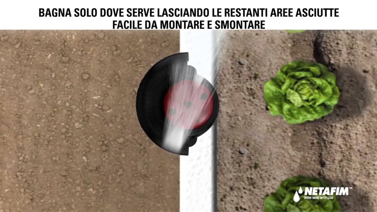 Meganet, il mini Irrigatore dinamico a due getti Netafim