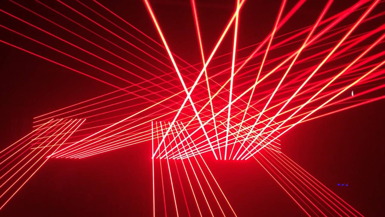 Laser show partner - Red laser beam bar