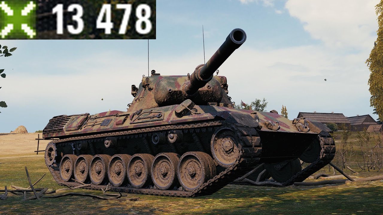 СУМАСШЕДШИЕ 13,478 УРОНА! Leopard 1 &ndash; World of Tanks