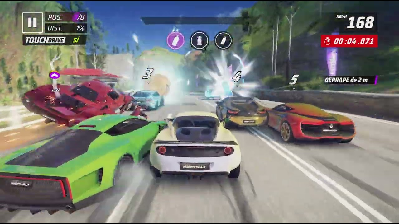 Día del Fútbol  Asphalt Legends race carrera frenética parte 1 😎
