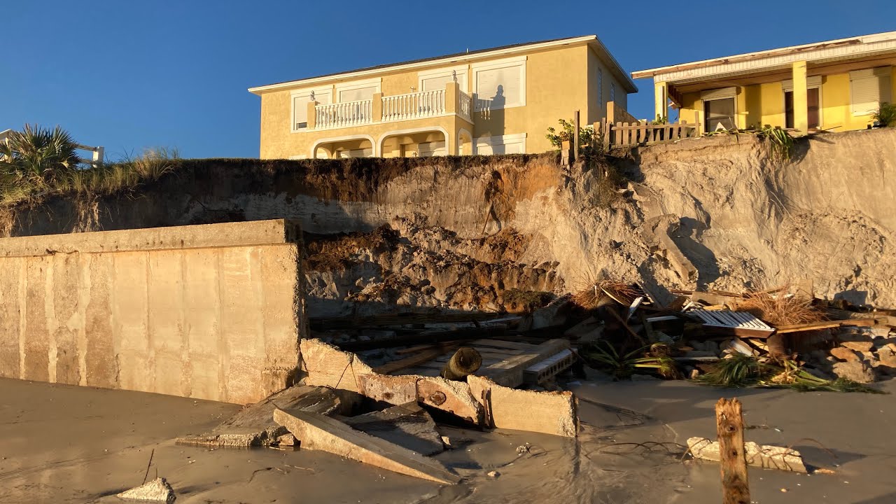 Ian 10-2-2022 Toronita to Racing’s North Turn beach damage Ponce Inlet