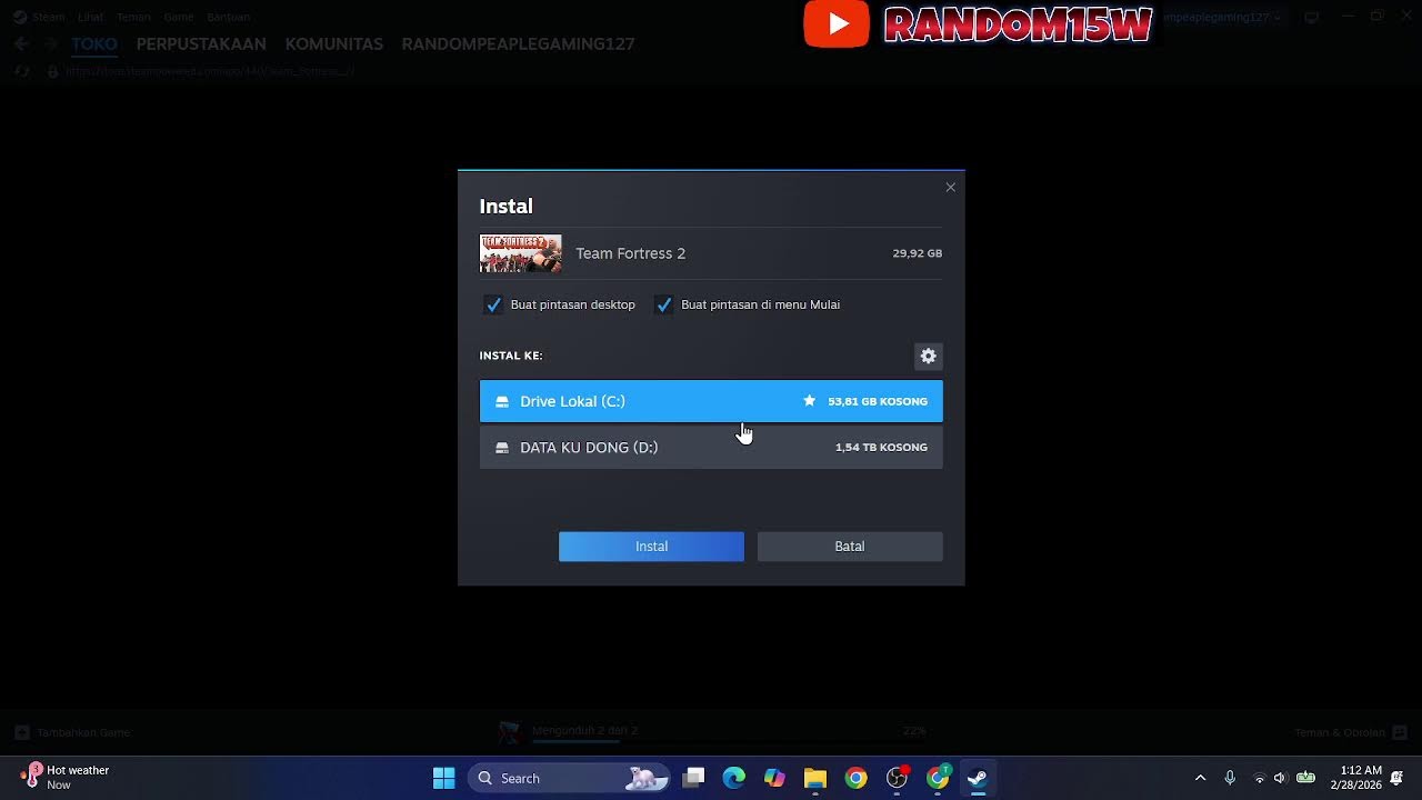 RANDOM15W LIVE 🔥 NEMENIN NGABUBURIT | MAIN FPS + GAME RANDOM SERU 😆