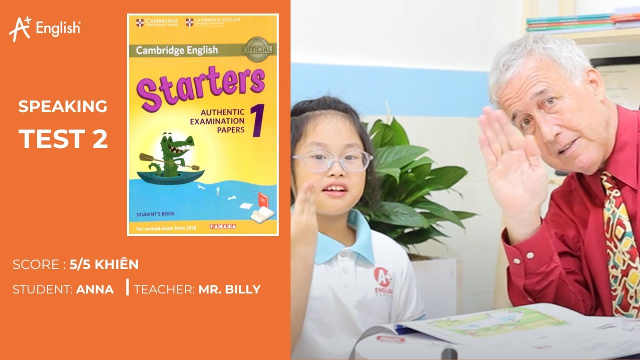 A1 STARTERS Speaking test –  ANNA | SPEAKING TEST 2