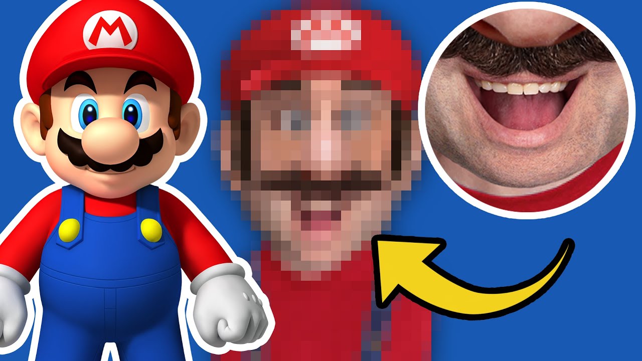 Mario in Real Life - Humanizing characters (PHOTOSHOP)
