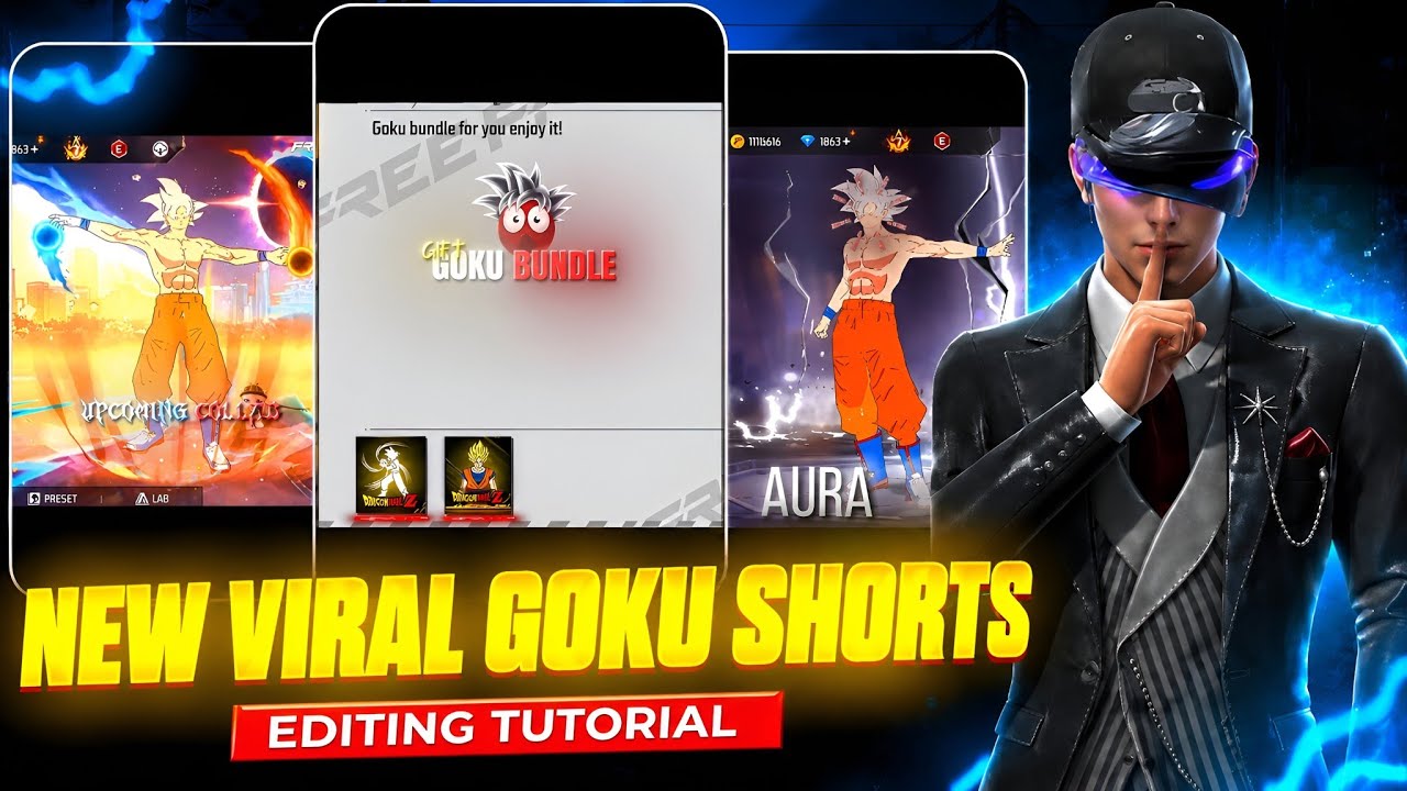 Free Fire New Viral Goku Shorts Editing Tutorial 😱🔥@Oxyyttt 