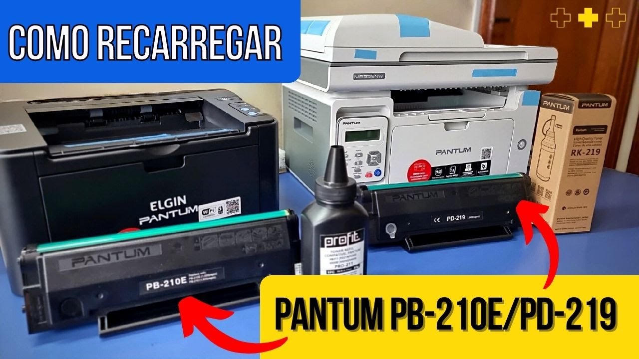COMO RECARREGAR TONER PANTUM  PB210 PB211 PD219 P2500 p2509 6550 6559 #pantum