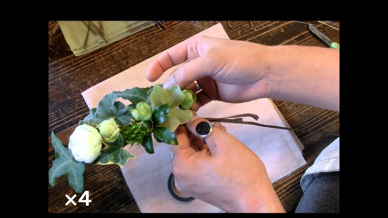 結婚式　花冠　髪飾り　作り方　フローリストいかるが