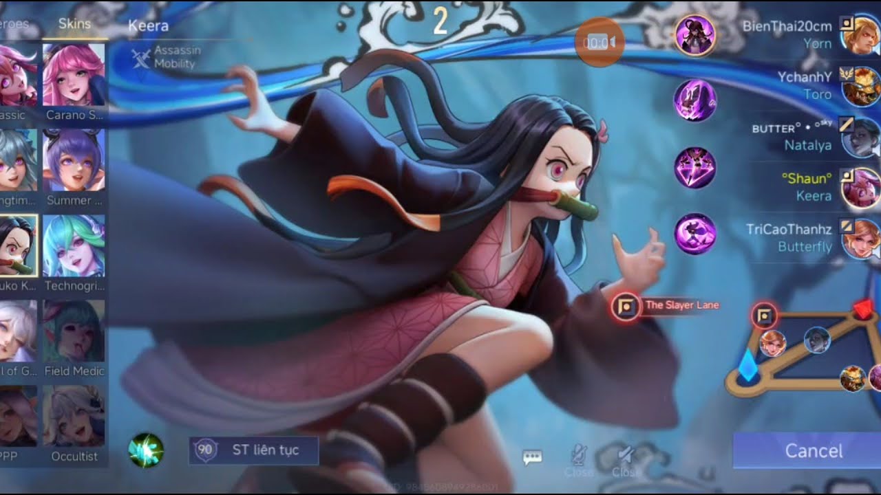 Lqm - bất ngờ đc mega kill với Nezuko😍