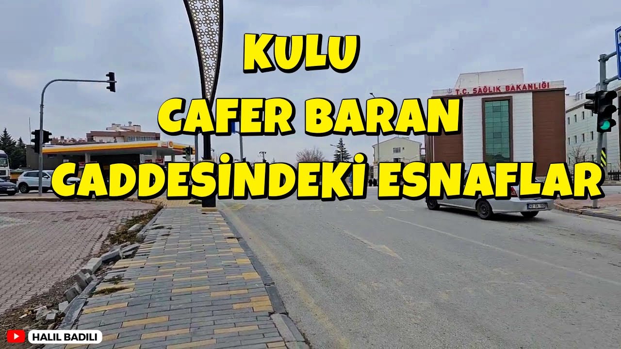KULU - CAFER BARAN CADDESİNDEKİ ESNAFLAR(28 KASIM 2024)