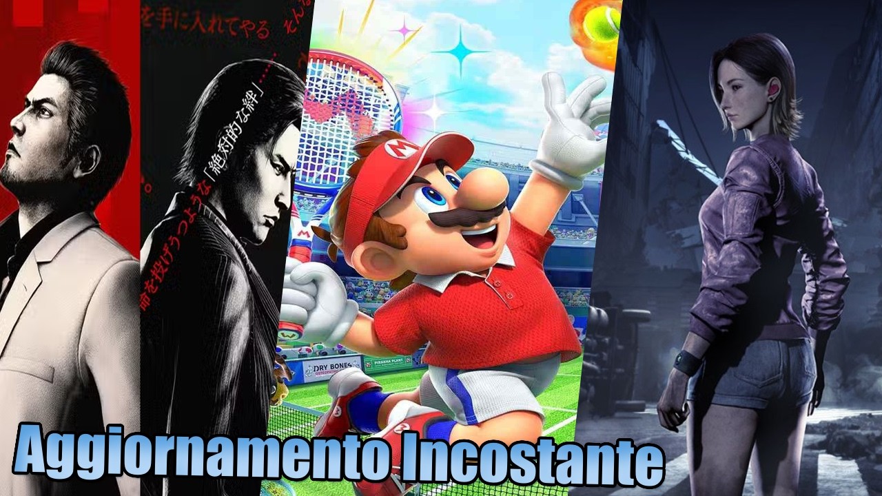 Yakuza Kiwami 3, Mario Tennis Fever, Tokyo Scramble, Vari Altri! :3