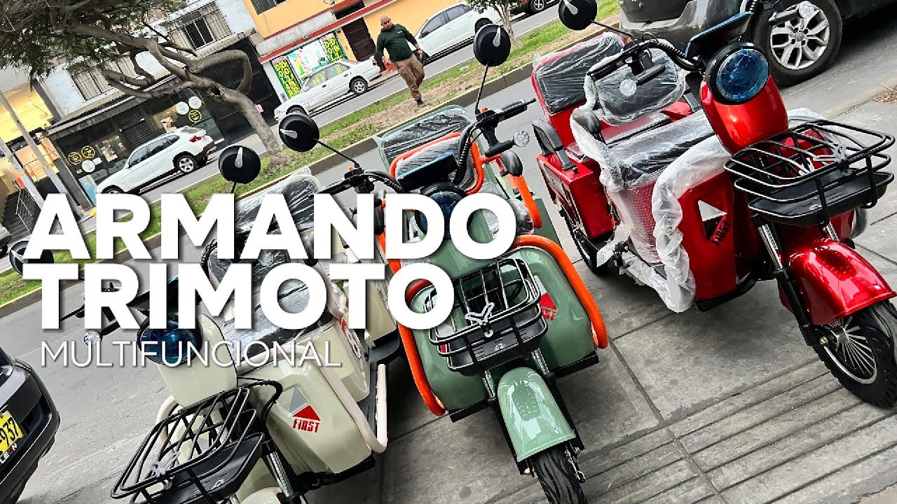 Como armar una trimoto eléctrica multifuncional versión 2025