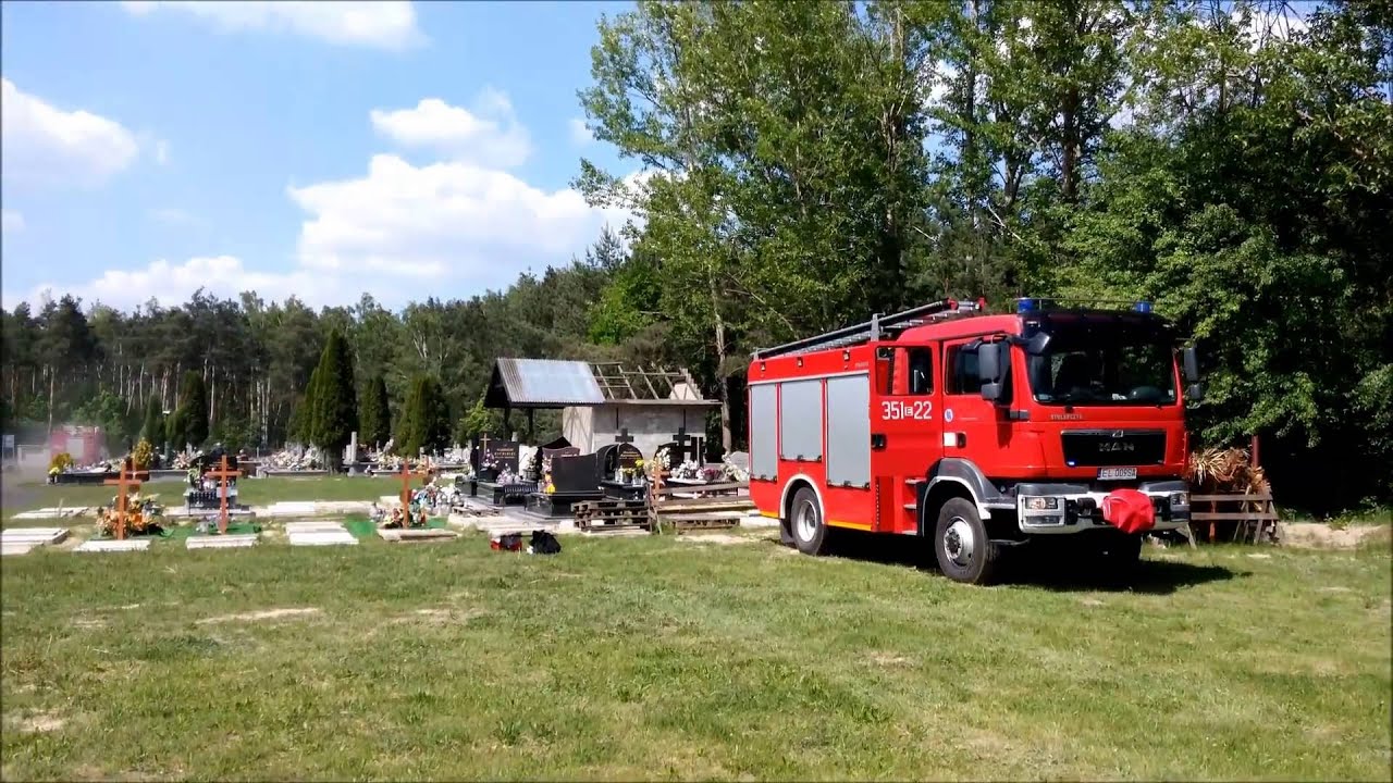 23.05.2016 - Pożar lasu na os. Rawka w Skierniewicach