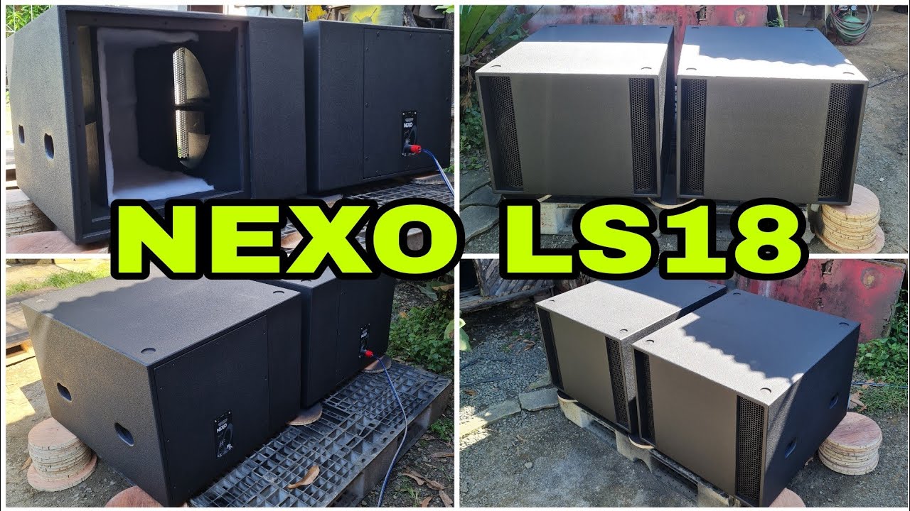 NEXO LS18 / SPEAKER Audio master codename TAGUBTOB 18.3 / Pro battle tribal series ( 2000 watts )..