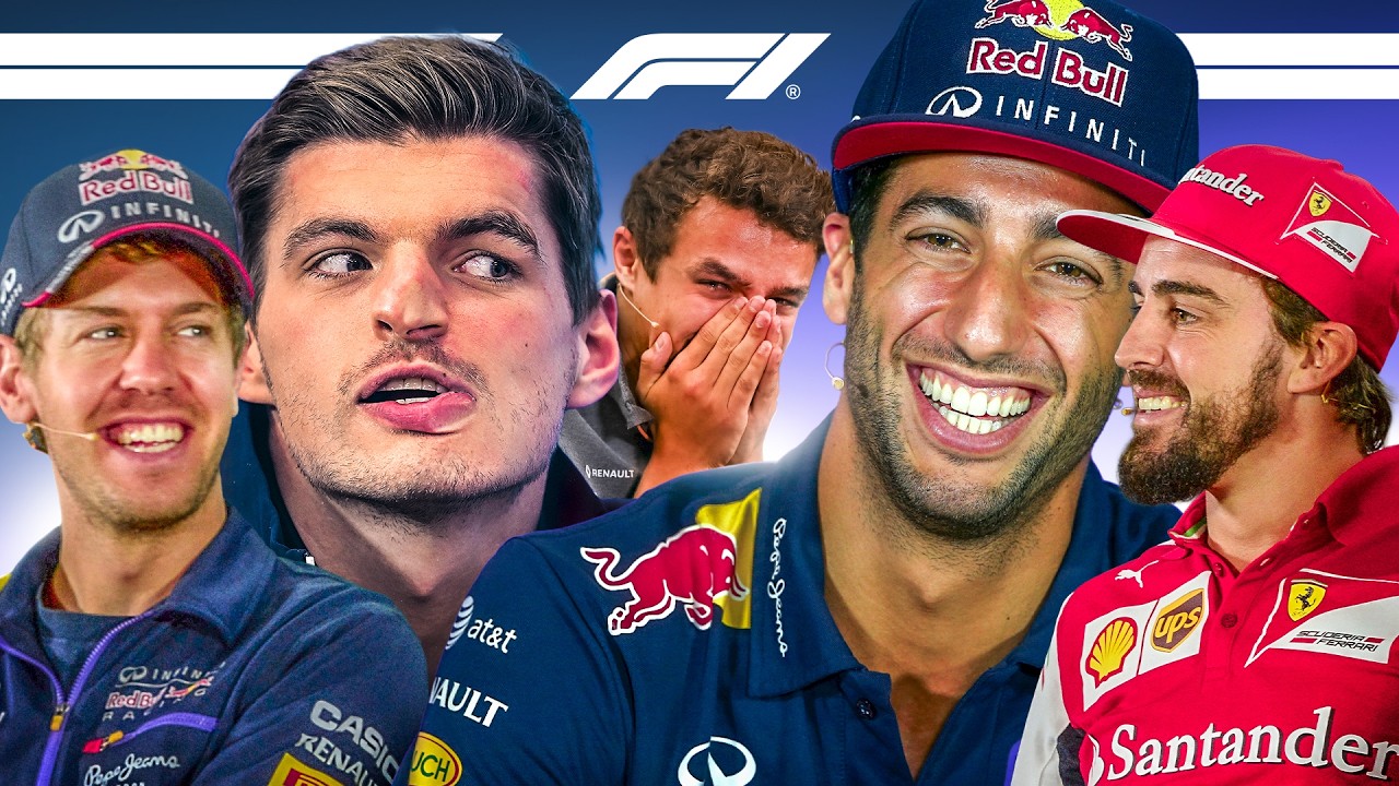 The Funniest F1 Press Conference Moments Of All Time