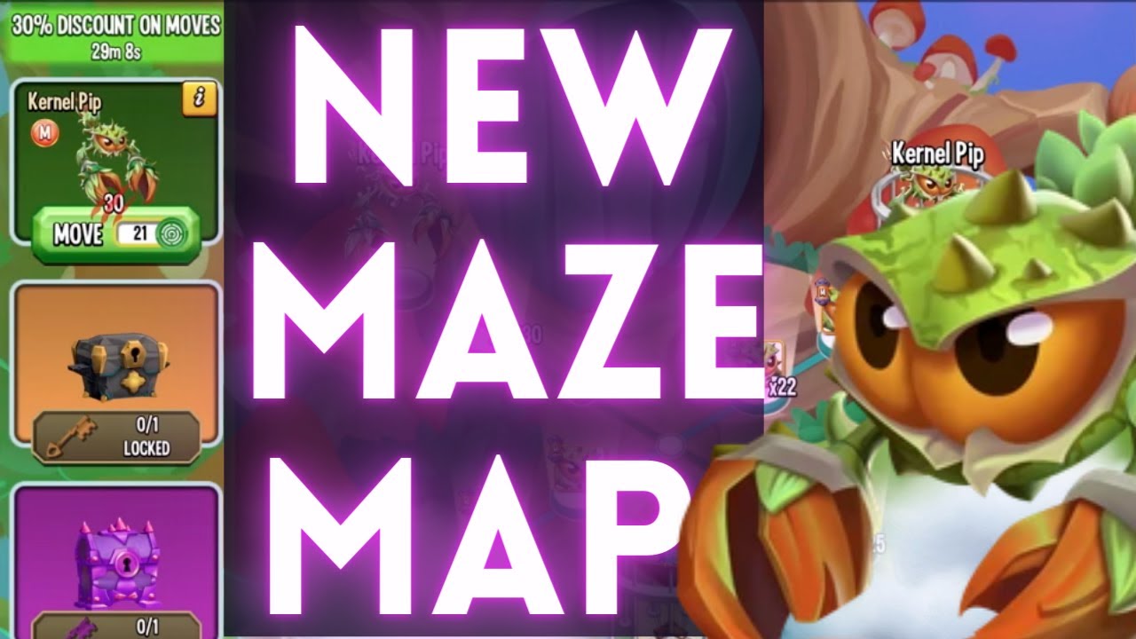 NEW MAZE MAP FOR KERNEL PIP | WHICH PATH(S) TO TAKE? | Monster Legends
