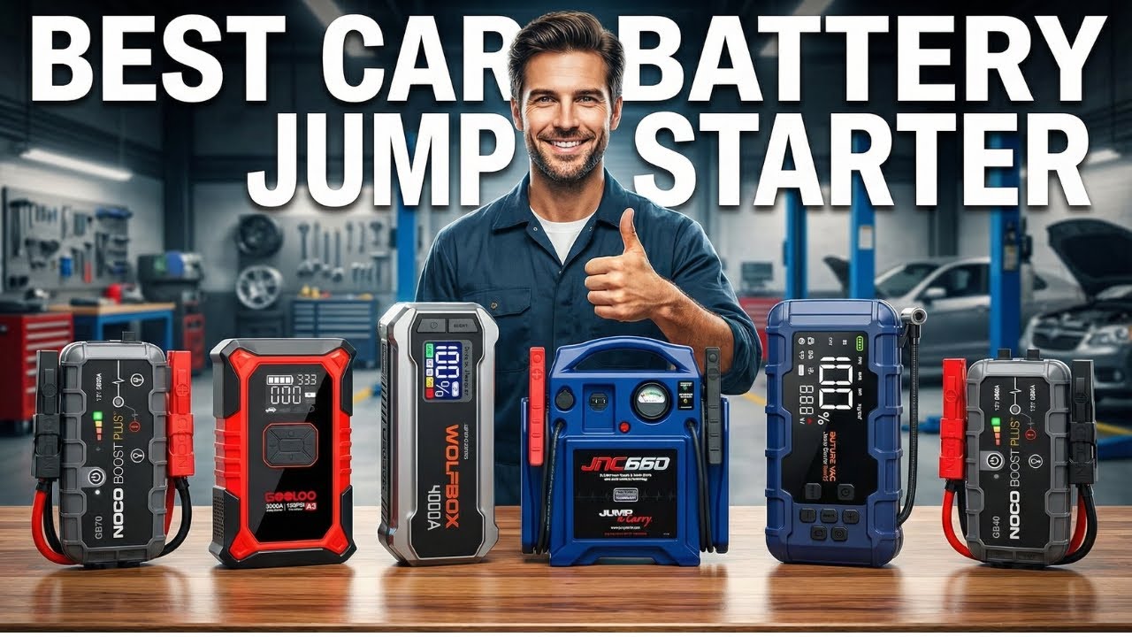 ✅Best Portable Car Battery Jump Starter: Top 6 Best Portable Car Battery Jump Starter (Buying Guide)