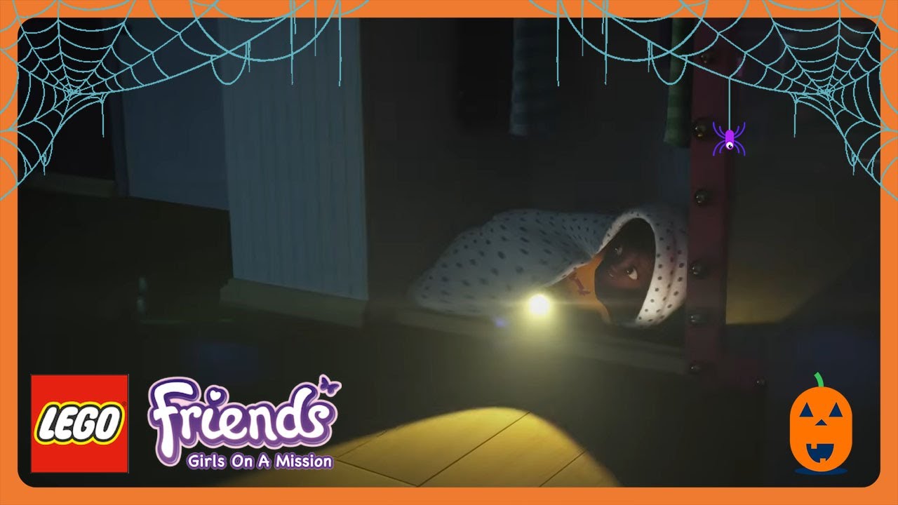 Noche espeluznante de terror 🎃 LEGO Friends: chicas con una misión Halloween  🎃 WildBrain Encantada