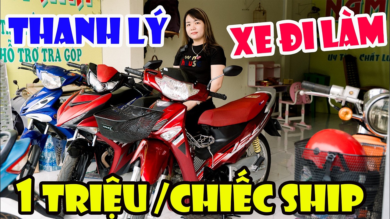 THANH LÝ WAVE 3,5TR AB 7TR SIURIUS 6,5TR FUTURE 8TR JUPITER  XE ĐI LÀM 1 TRIỆU SHIP XE MÁY GIÁ RẺ